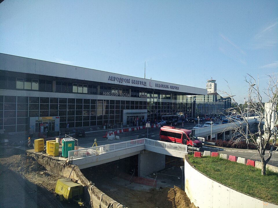 Belgrade BEG airport terminal
