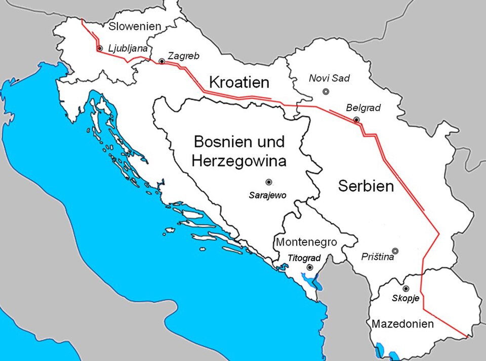 Serbian motorway